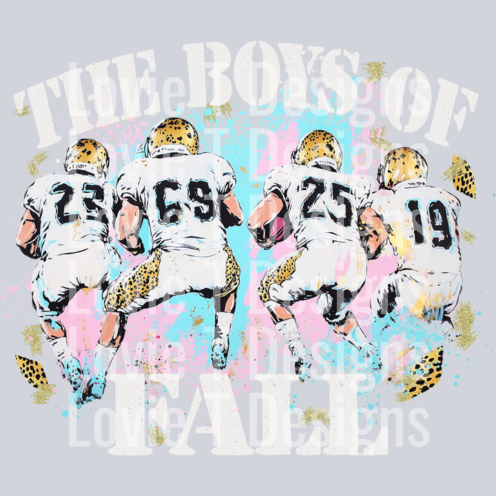 The Boys of Fall Light Print – DTF Transfer