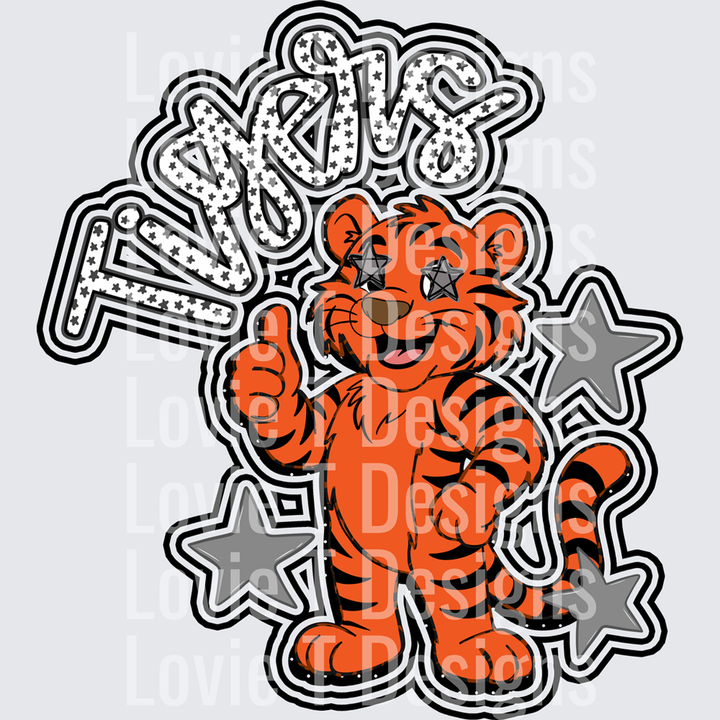 Tigers Black – DTF Transfer