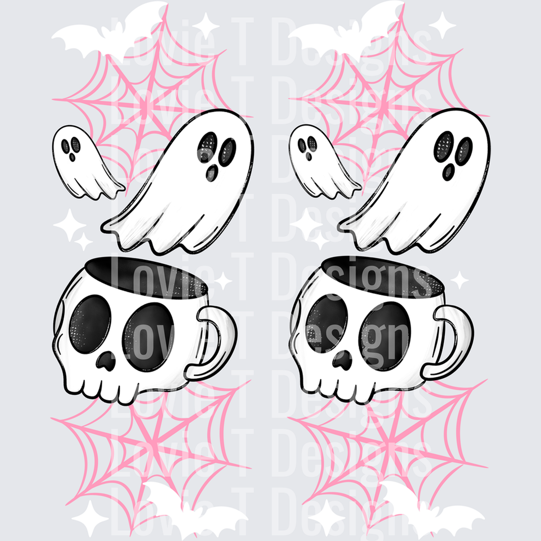 Too Dead Inside White Sleeves – DTF Transfer