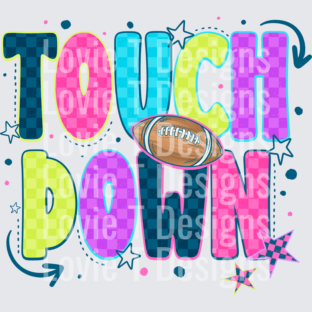 Touchdown Colorful – DTF Transfer