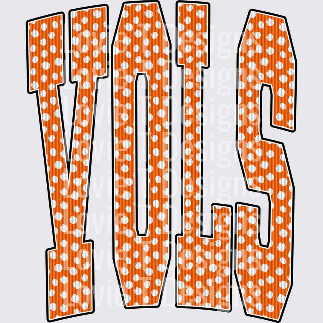 Vols Orange Dot – DTF Transfer