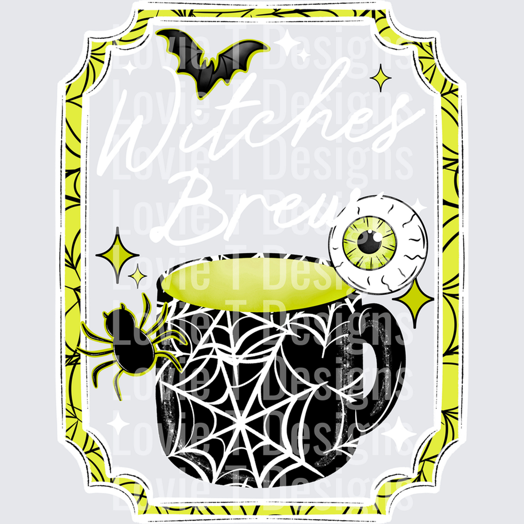 Witches Brew White – DTF Transfer