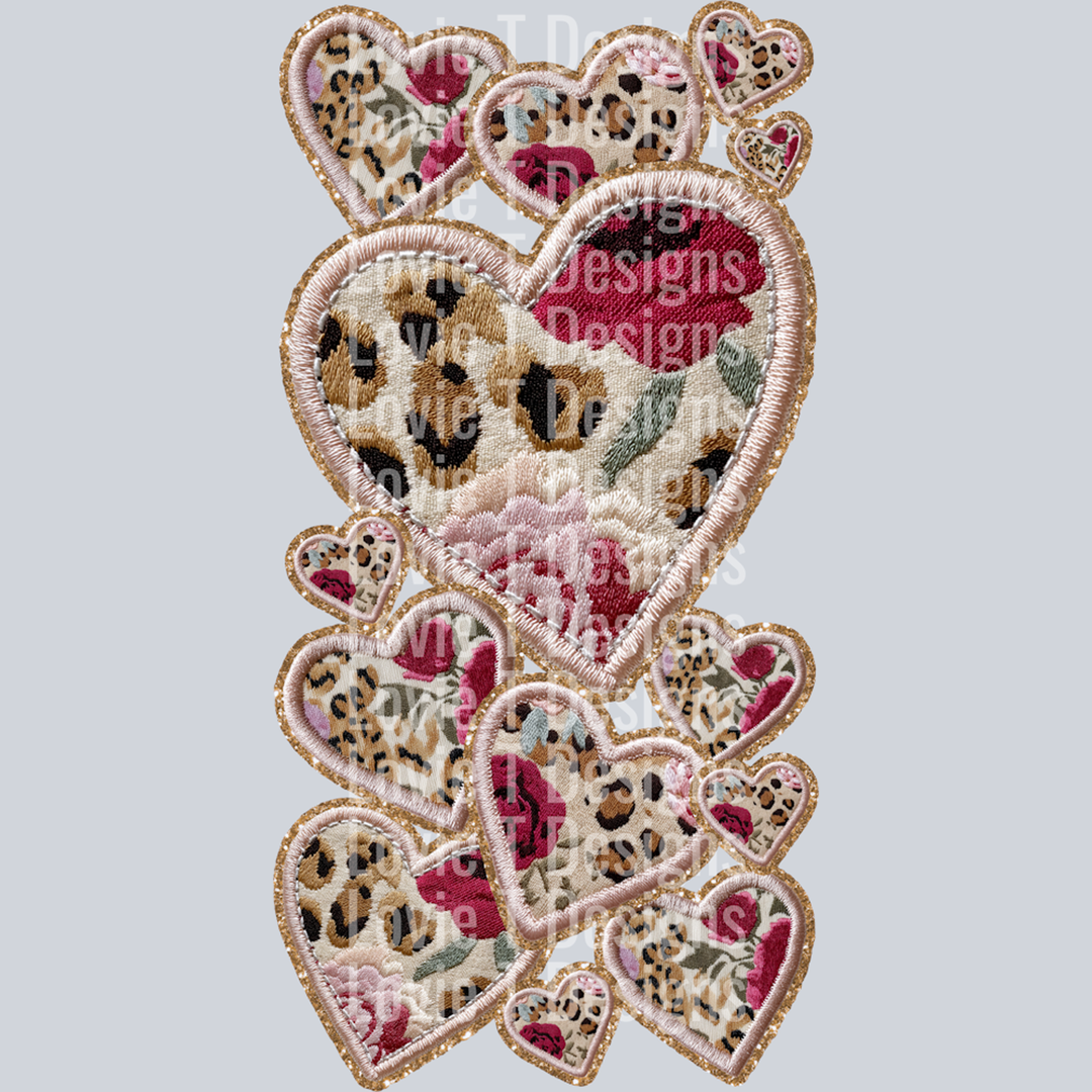 Xo Xo Faux Applique Sleeve – DTF Transfer