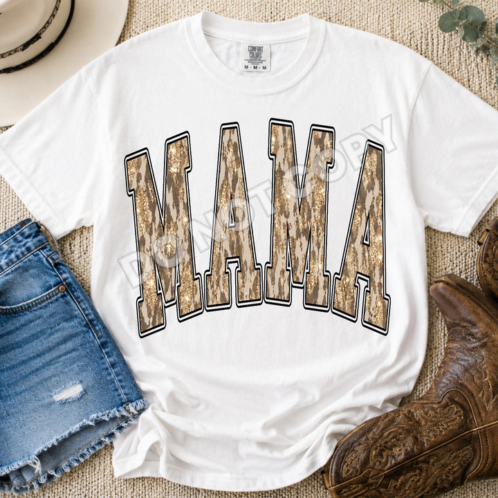 Mama Camo Leopard DTF transfer