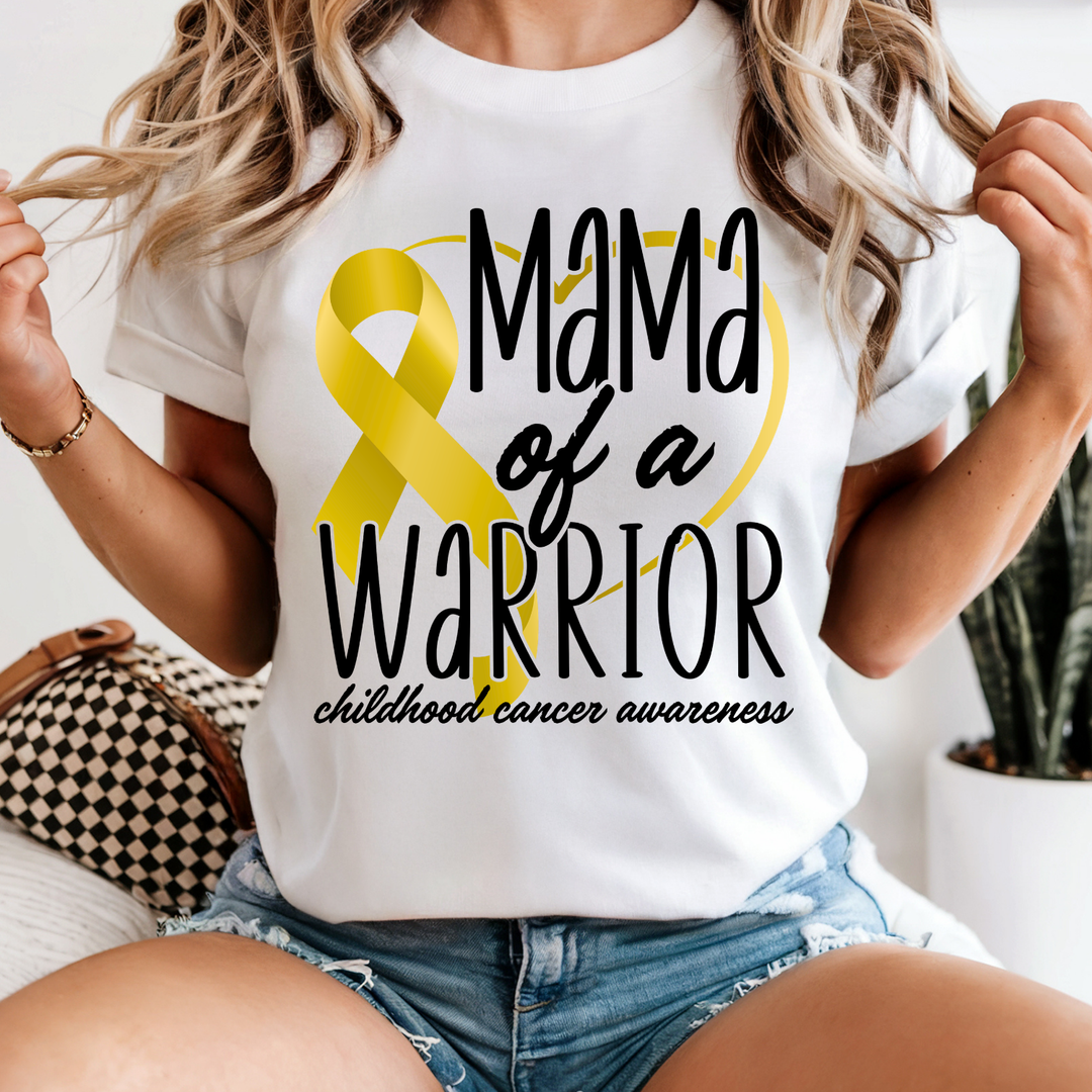 Mama of a Warrior Cancer Ribbon customizable DTF transfer