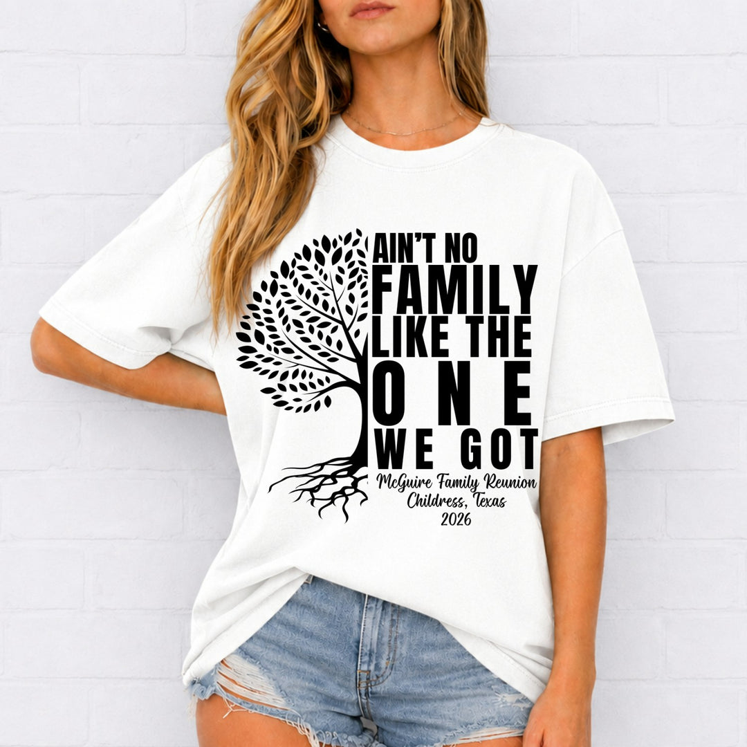 Family Reunion Tree customizable DTF transfer