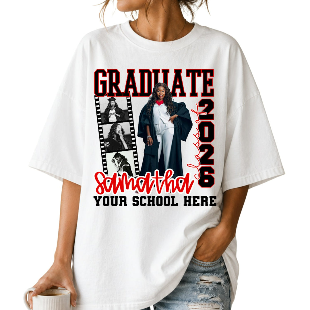 Graduate Graduation Photo customizable DTF transfer