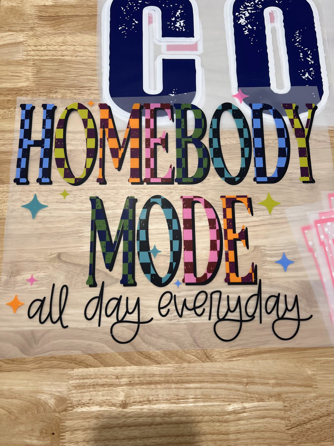 Pick Your Print – Homebody Mode All Day Everyday – Oversized DTF transfer