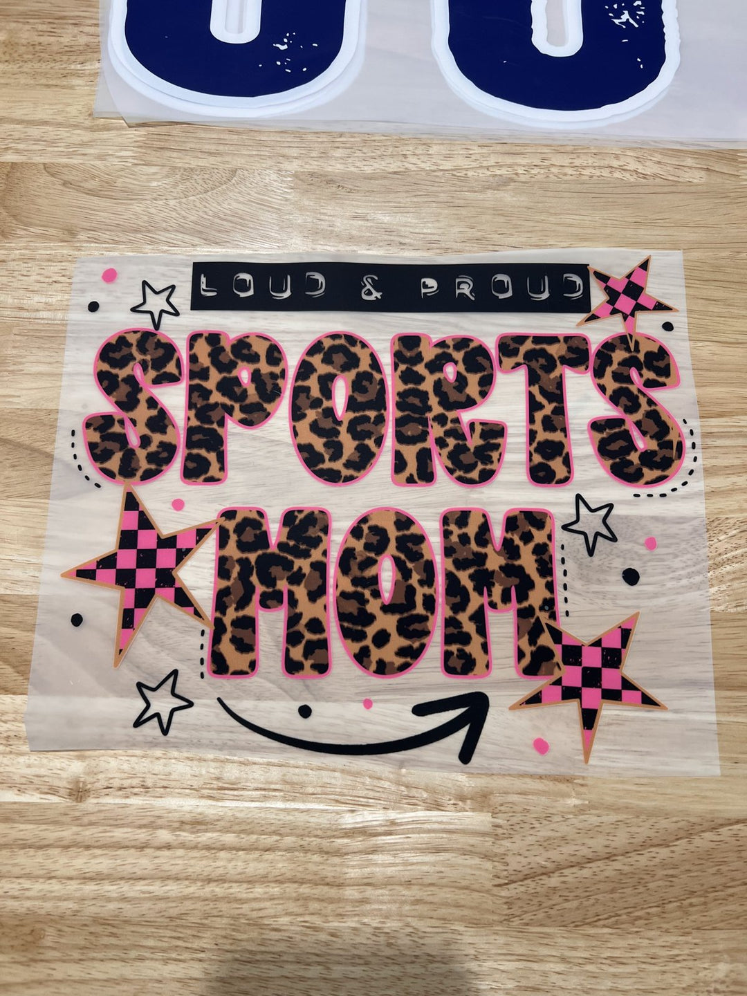 Pick Your Print – Sports Mom (Leopard) DTF transfer