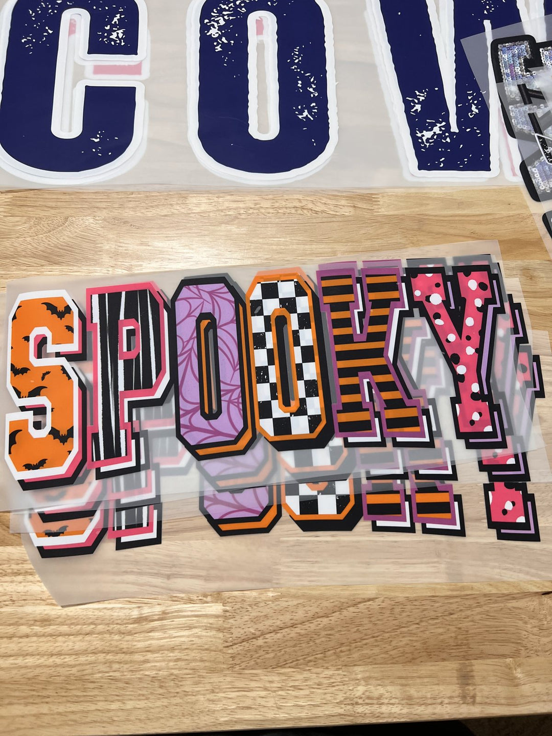 Pick Your Print – SPOOKY Patchwork DTF transfer