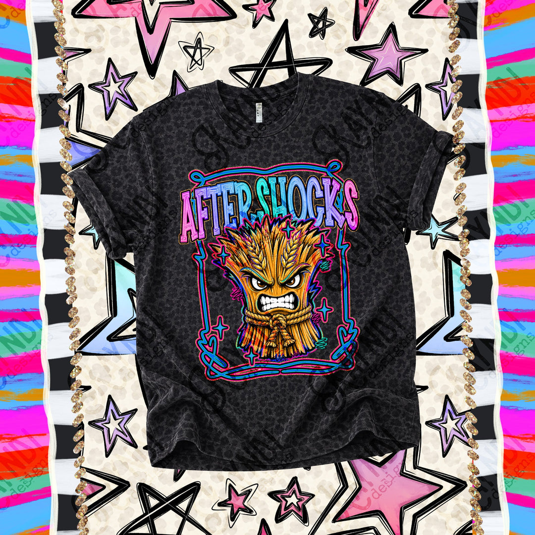 Retro Pop Aftershocks mascot design