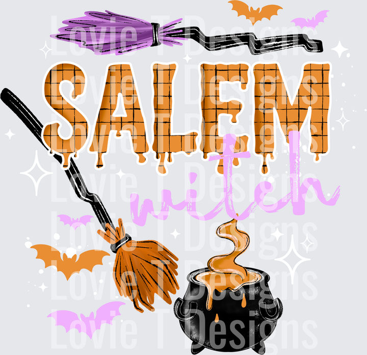 Salem Witch (Front) DTF Transfer design