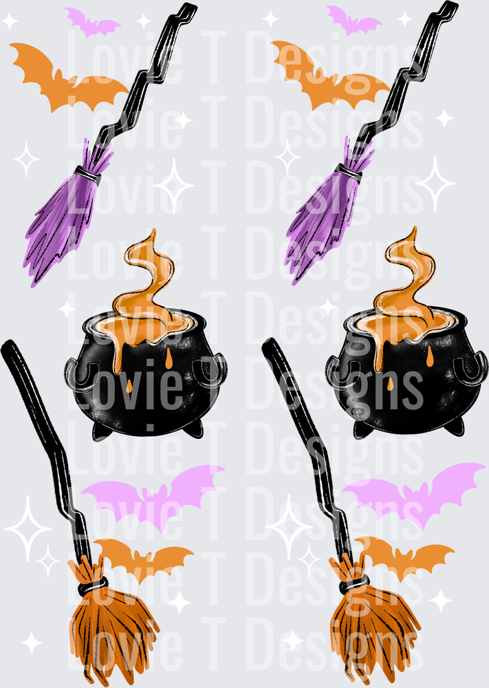 Salem Witch (Sleeve) DTF Transfer design