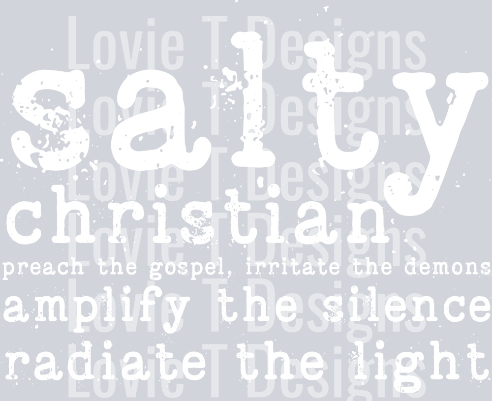 salty christian - white