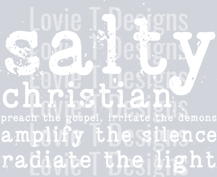 salty christian - white