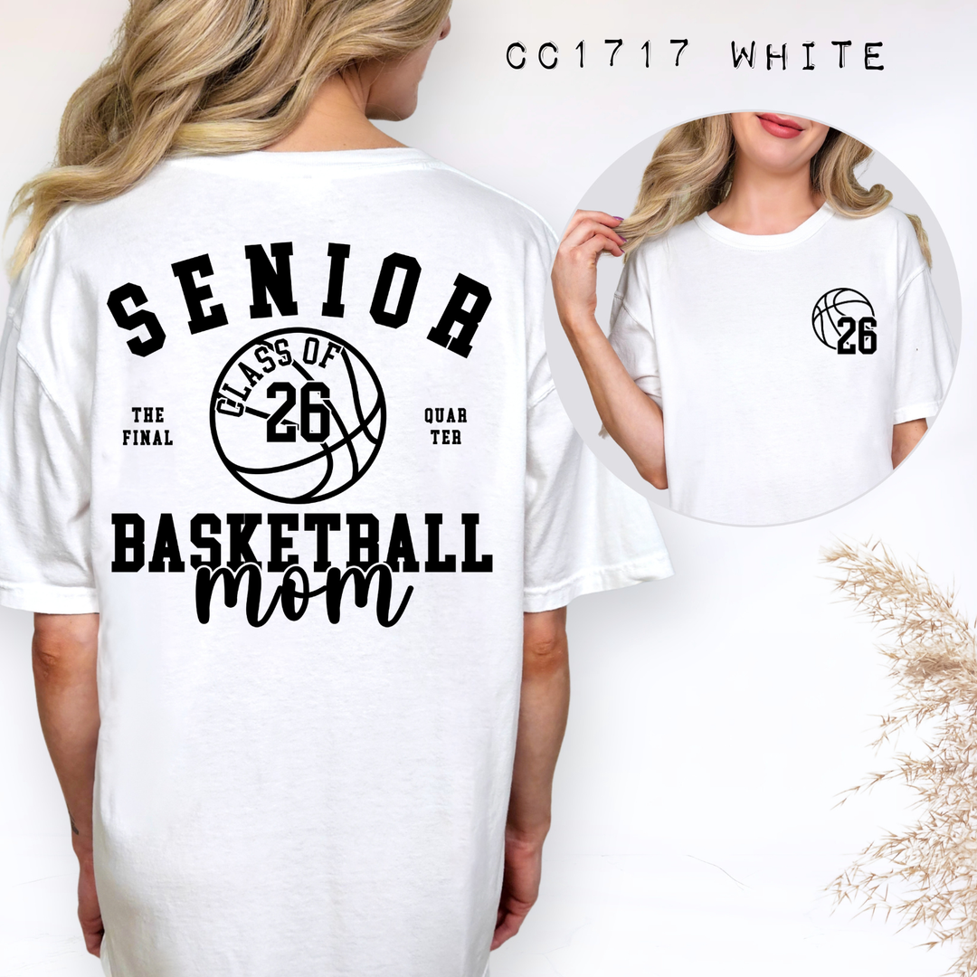 Senior Basketball Mom the Final Quarter customizable DTF transfer