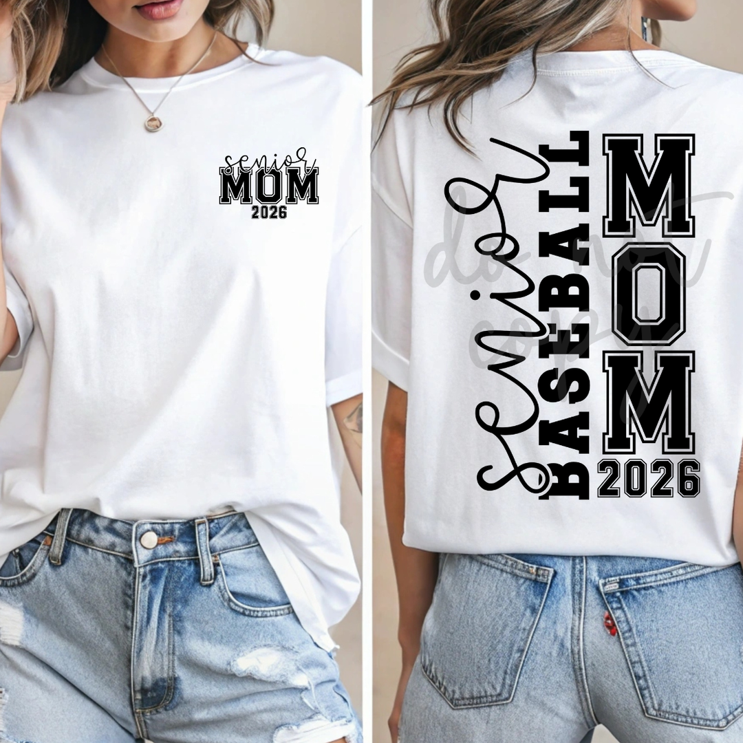 Senior Mom customizable DTF transfer