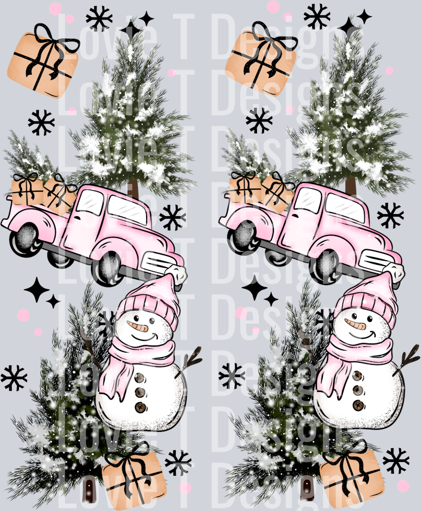 snow is falling sleeve