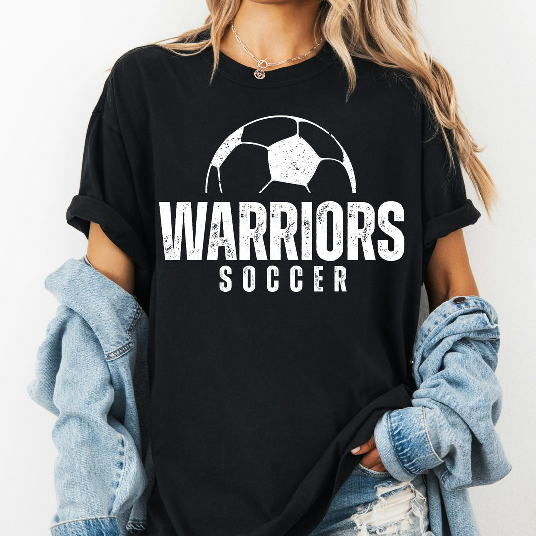 Distressed Soccer customizable DTF transfer mockup