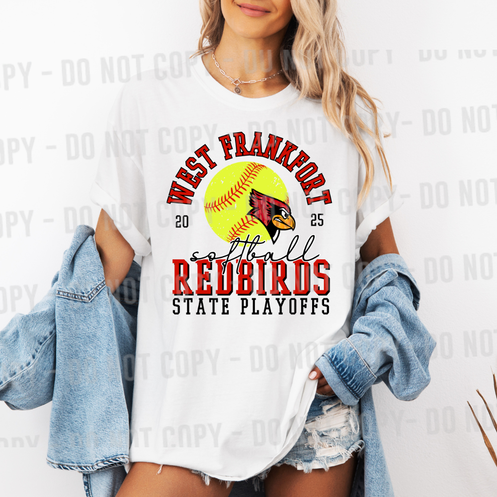 Softball State Playoffs customizable DTF transfer