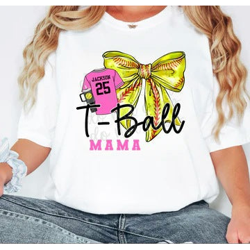 T-Ball Mama Softball customizable DTF transfer
