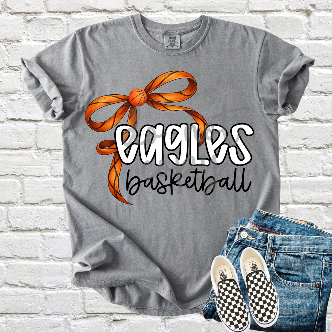 Thin Basketball Bow customizable DTF transfer