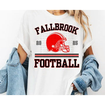 Varsity Football customizable DTF transfer
