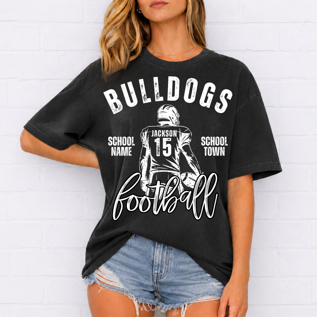 Vintage Football Team Custom customizable DTF transfer