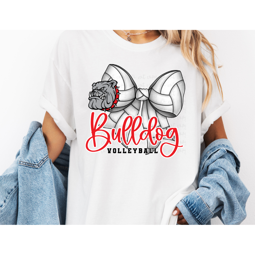 Volleyball Bow Mascot customizable DTF transfer