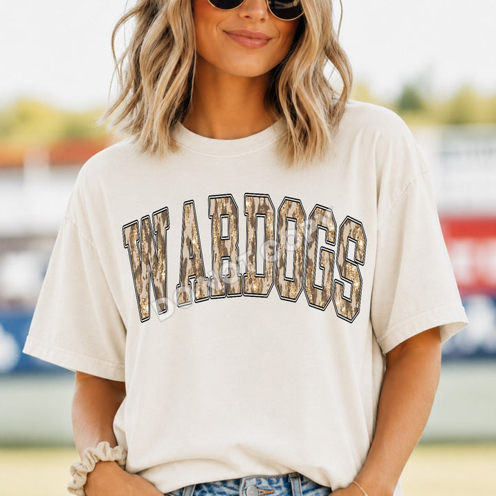 Wardogs Camo Leopard mascot DTF transfer