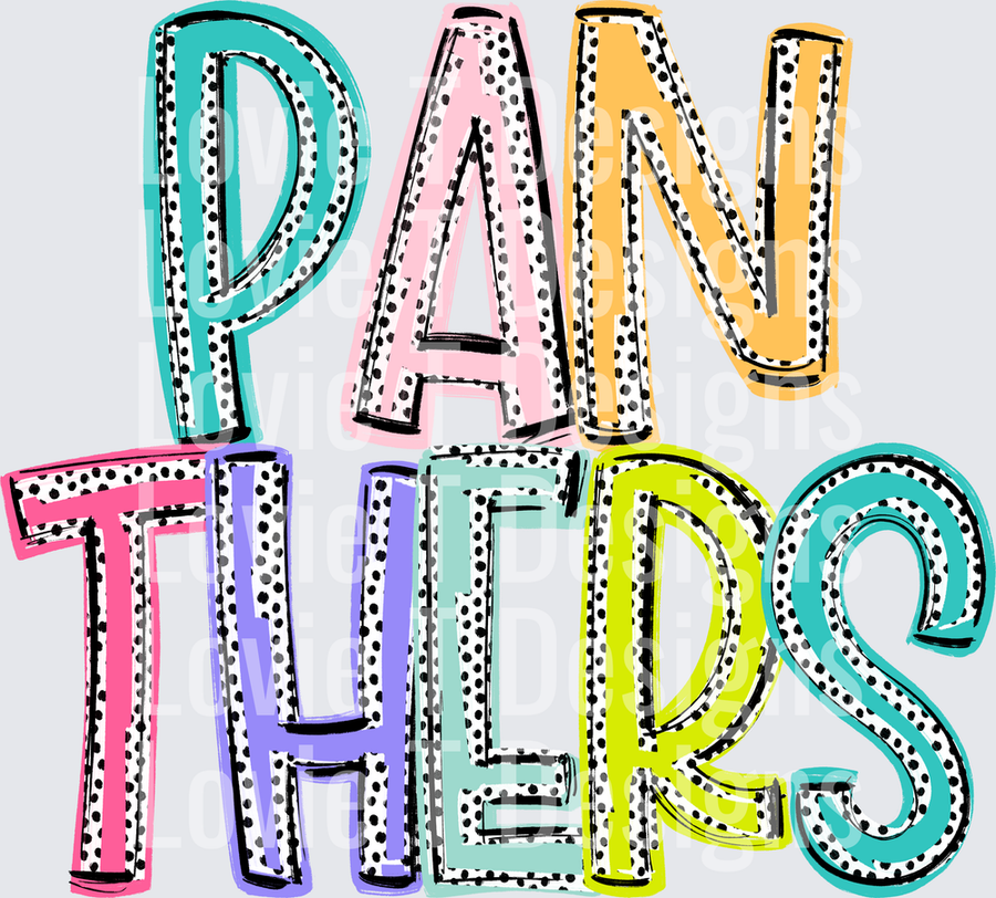 PAN-THERS DIXIE DOT MASCOTS