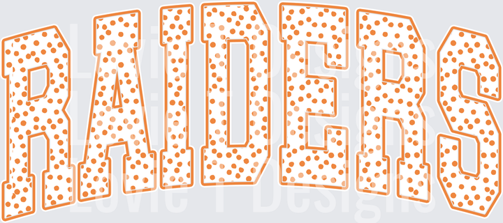 POLKA DOT RAIDERS ORANGE
