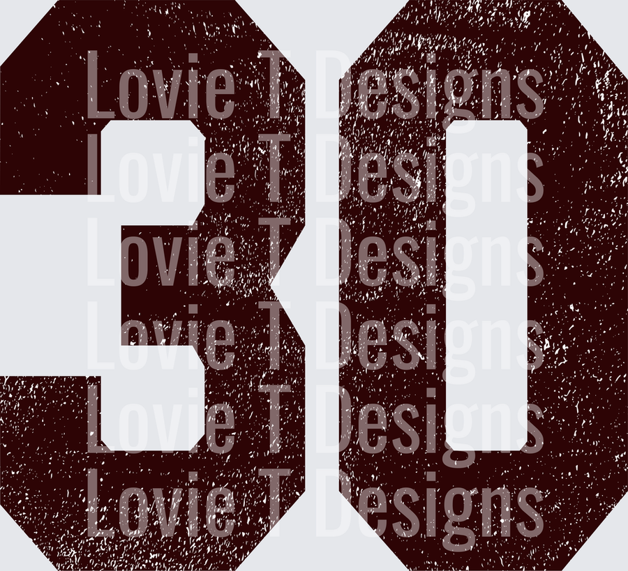 30 MAROON DISTRESSED - HEATHER LINTON
