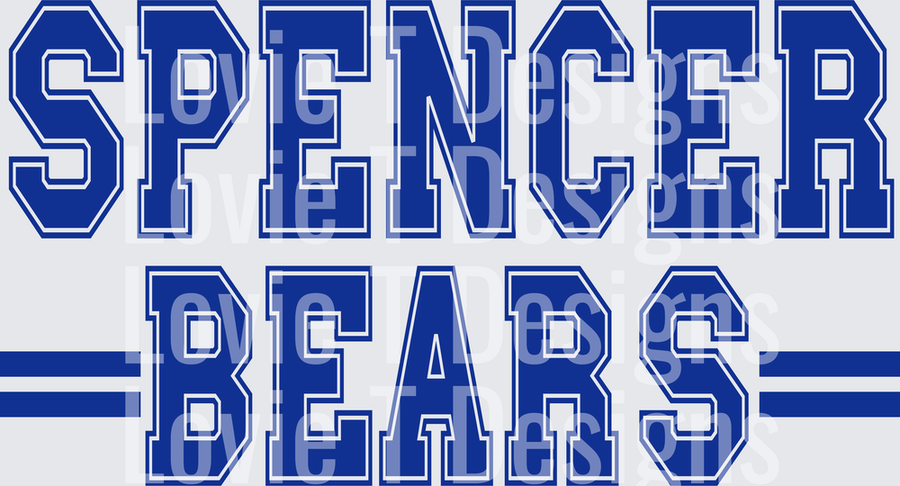 VARSITY STRIPES SPENCER BEARS