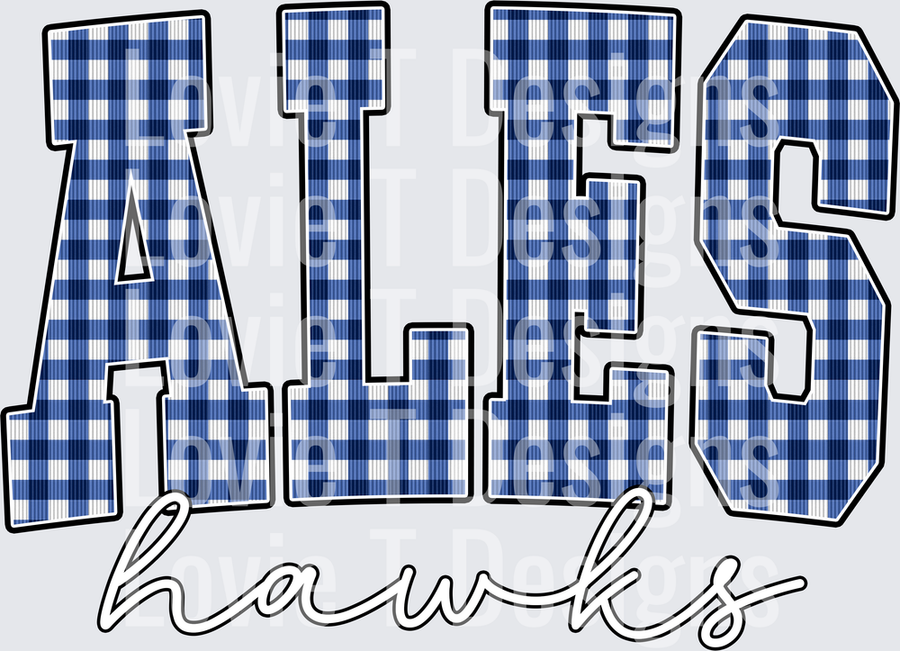 ALES HAWKS ROYAL GINGHAM