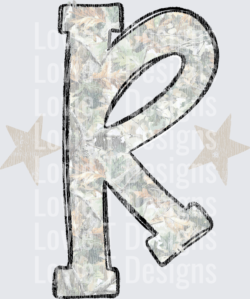 DOT DOT R WITH STARS TEXTURE 2