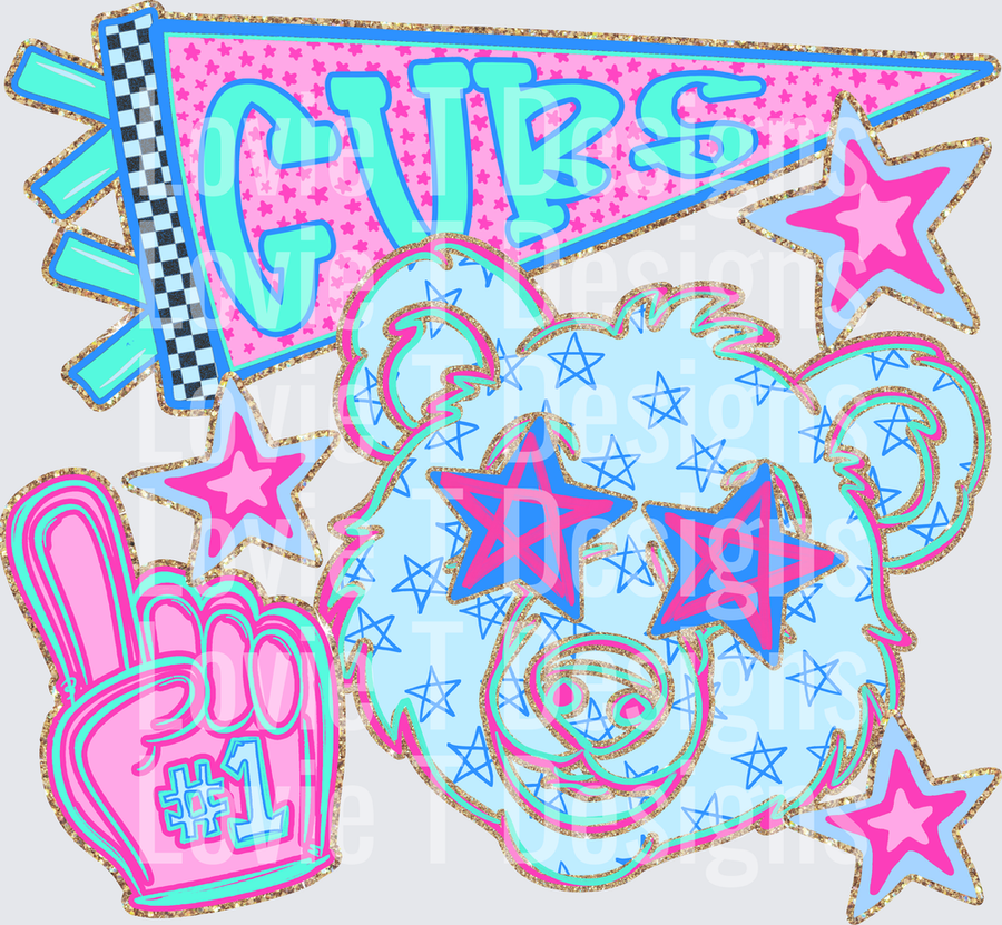 Doodle Star Mascots Cubs Cutie