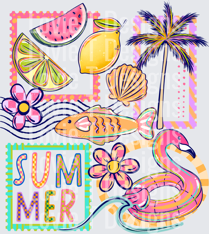 Summer_Stamp_Collage