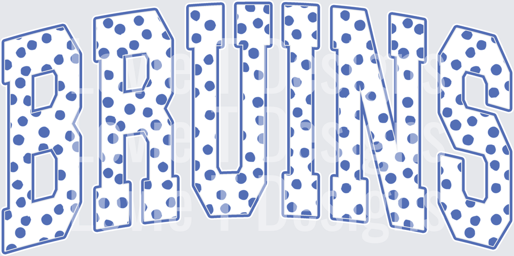 BRUINS COLUMBIA COR DOTTED