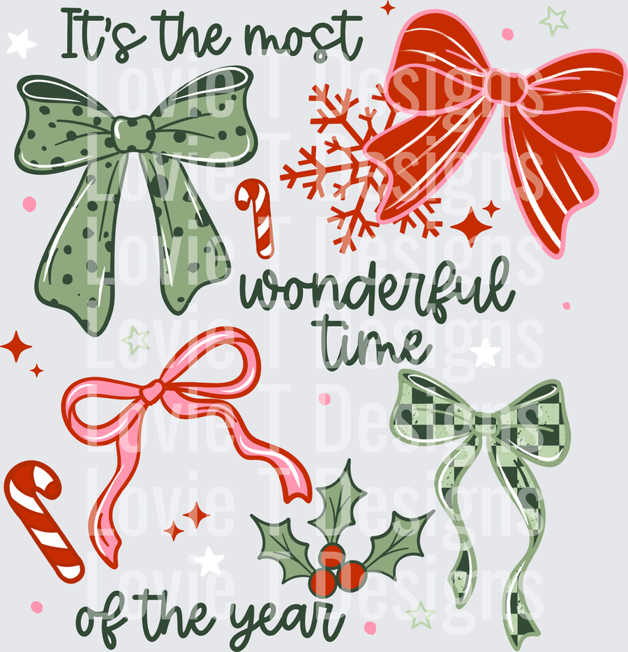 Most wonderful time bows
