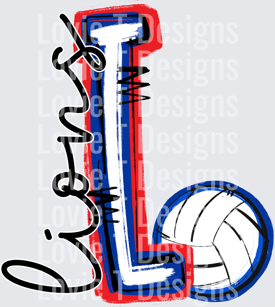 LIONS SPIRIT STACK VOLLEYBALL - JAYME D CUSTOM 11 INCH