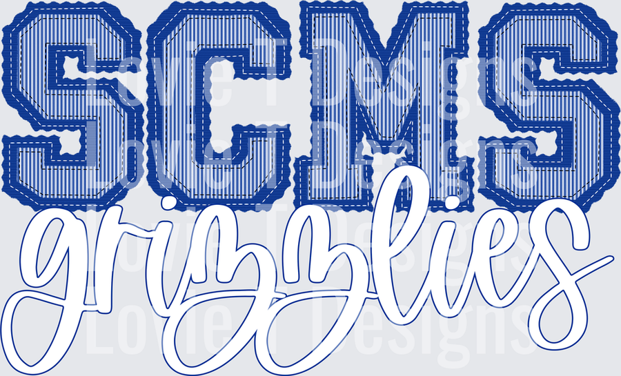 SCMS GRIZZLIES PREPSTER ROYAL BASE ROYAL TOP