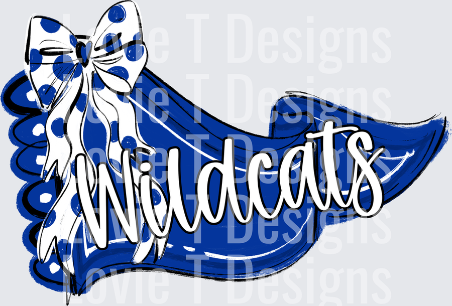 WILDCATS ROYAL PENNANT