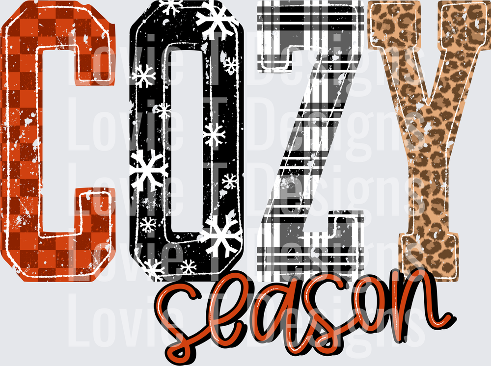 Leopard winter cozy season