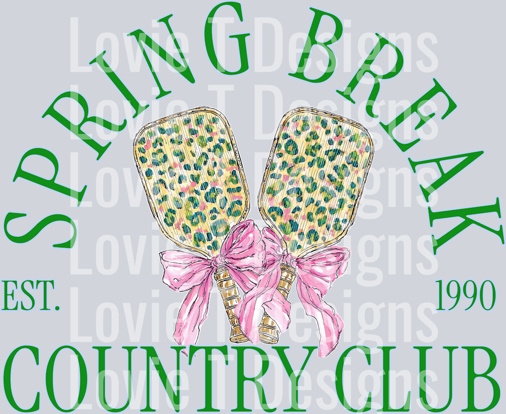 Spring Break Country Club Pickleball