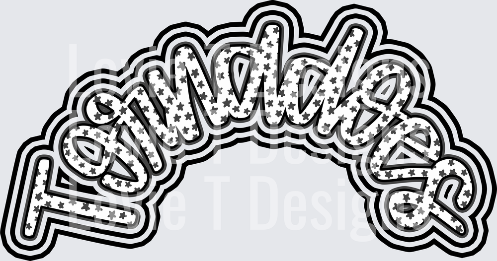 TORNADOES BLACK POCKET mascot DTF transfer design