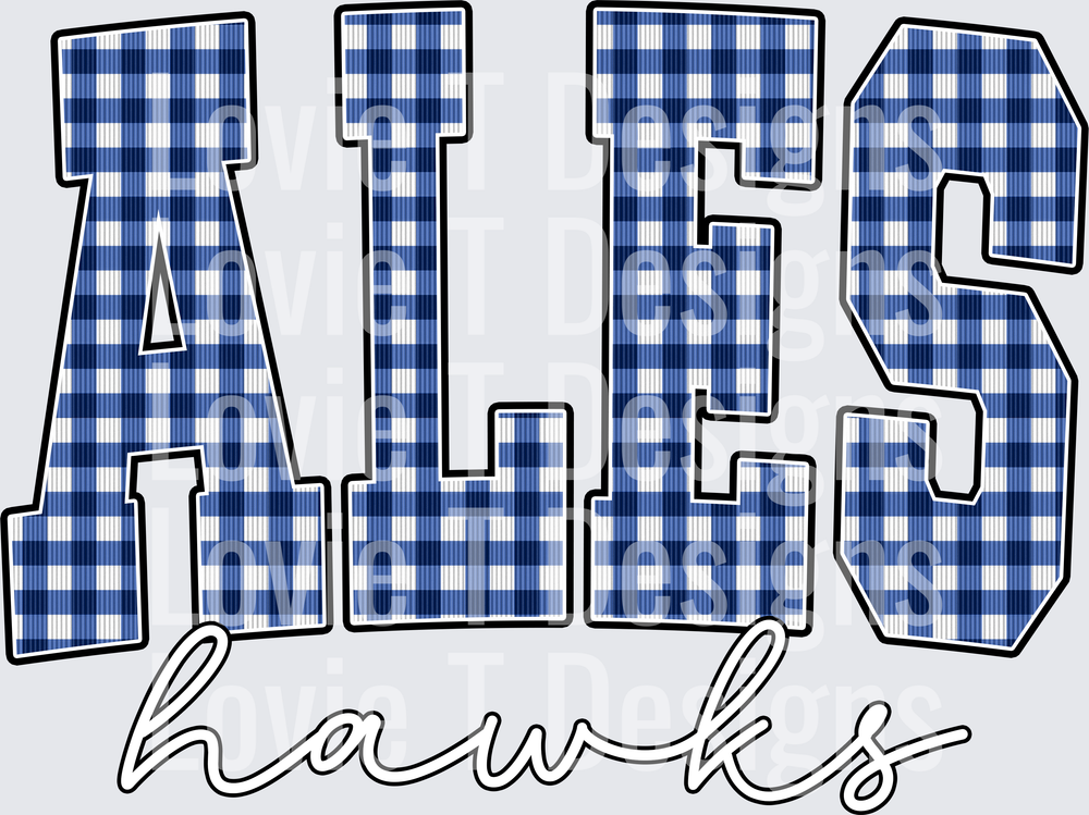 ALES HAWKS ROYAL GINGHAM