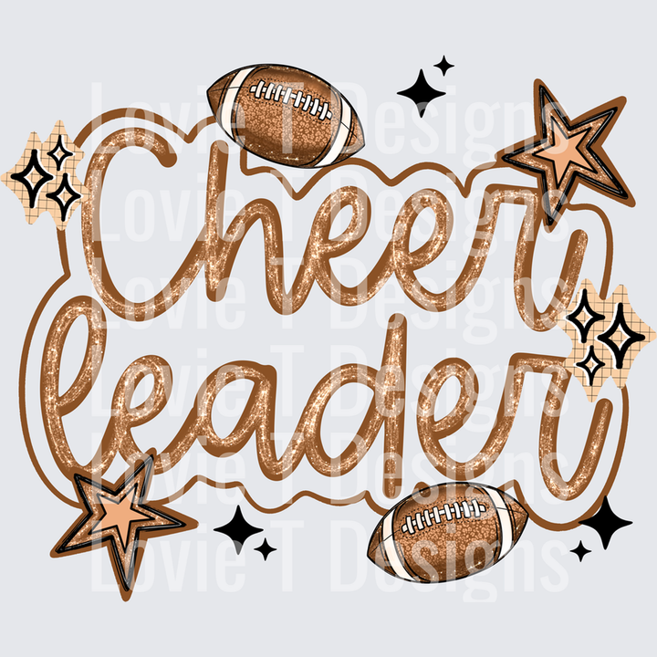 Cheerleader Football – DTF Transfer – product image
