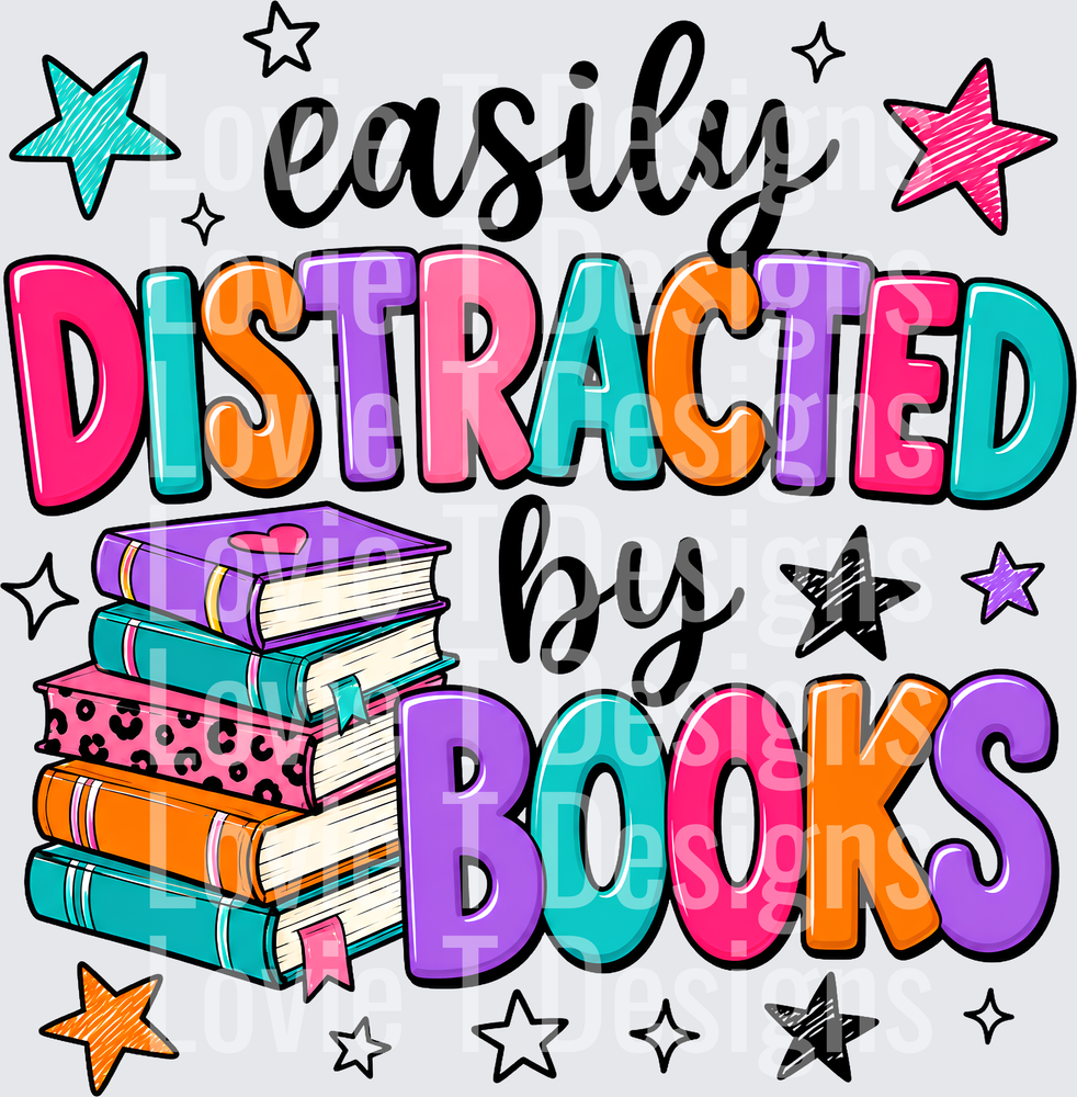 EASILY DISTRACTED BY BOOKS