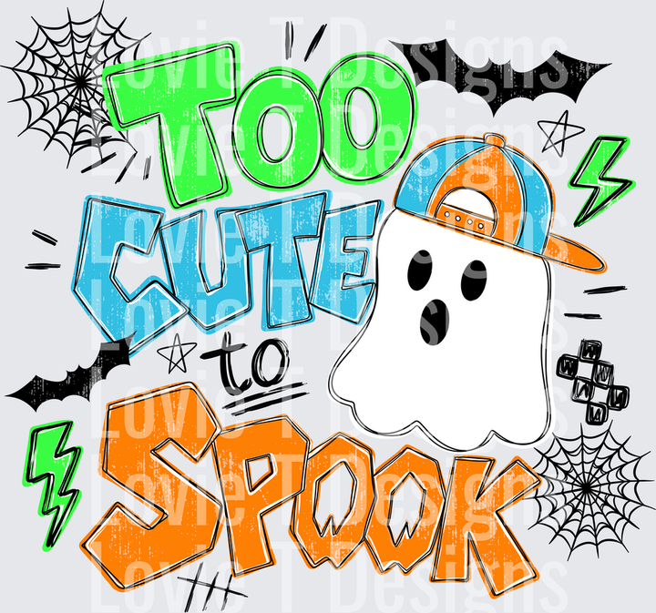 Too Cute To Spook Boy DTF transfer